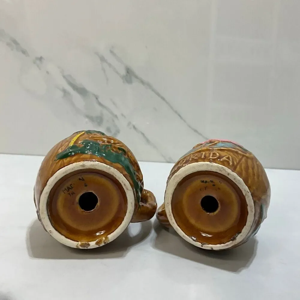 VINTAGE FLORIDA Salt And Pepper Shakers